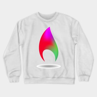 Letter A rainbow style Crewneck Sweatshirt